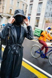 Street style at Milan Fashion Week Spring 2021
