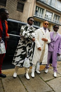 Street style at Milan Fashion Week Spring 2021