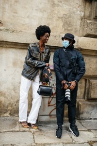 Street style at Milan Fashion Week Spring 2021