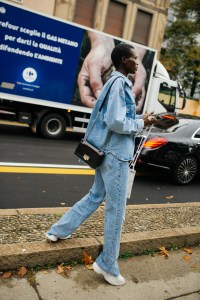 Street style at Milan Fashion Week Spring 2021