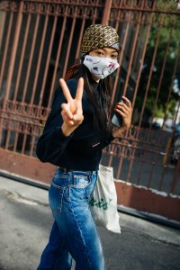 Street style at Milan Fashion Week Spring 2021