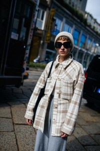 Street style at Milan Fashion Week Spring 2021