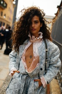 Street style at Milan Fashion Week Spring 2021
