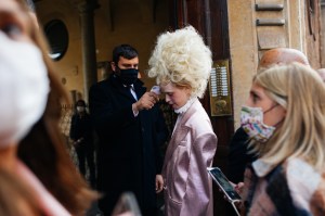 Street style at Milan Fashion Week Spring 2021