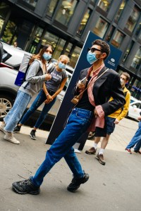 Street style at Milan Fashion Week Spring 2021