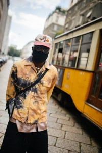 Street style at Milan Fashion Week Spring 2021