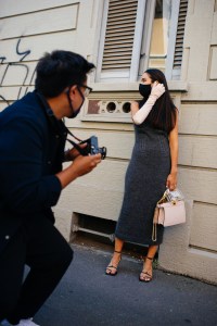 Street style at Milan Fashion Week Spring 2021