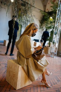 Street style at Milan Fashion Week Spring 2021