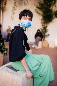 Street style at Milan Fashion Week Spring 2021