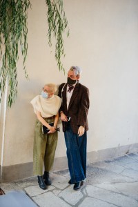 Street style at Milan Fashion Week Spring 2021