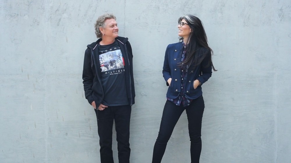 Def Leppard drummer Rick Allen and his wife and musician Lauren Monroe.