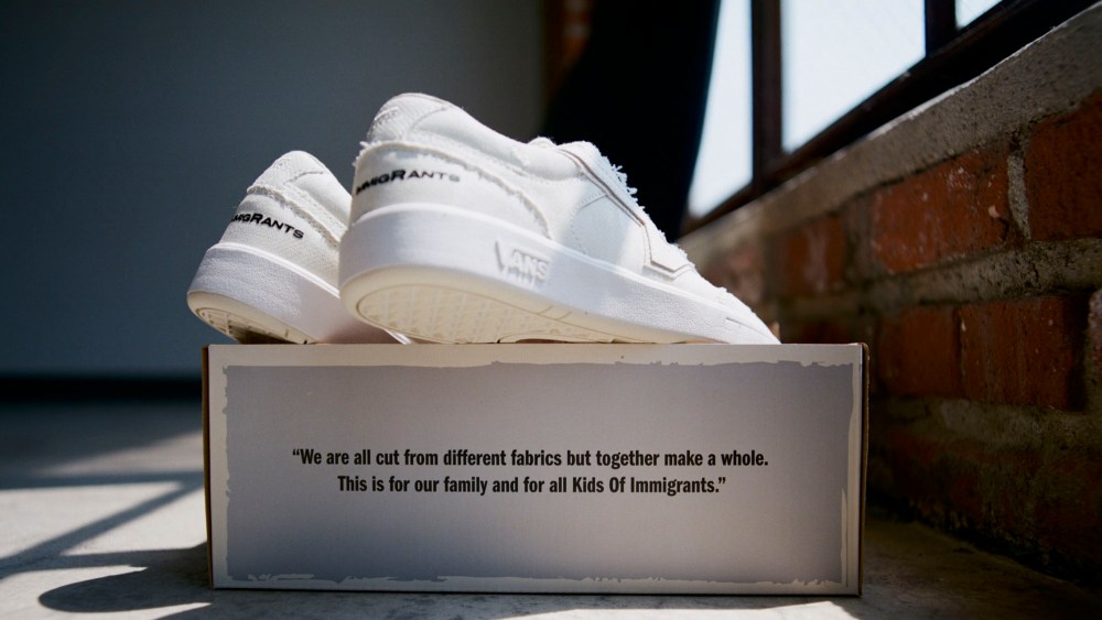 The Vans, Kids of Immigrants collab sneaker, Work a Day in Our Shoes