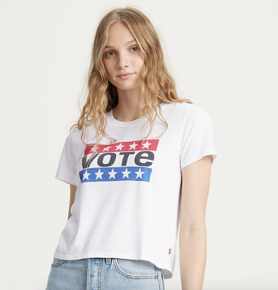 Rivet rounded up denim brands’ voter-themed offerings and the steps they’re taking to support relevant organizations throughout the U.S.