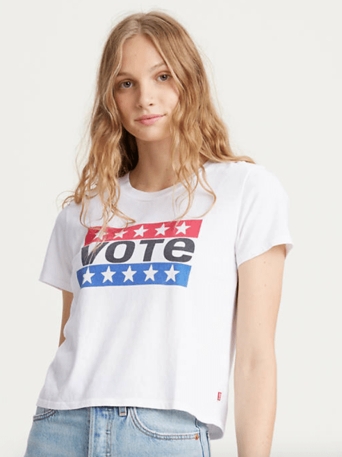 Rivet rounded up denim brands’ voter-themed offerings and the steps they’re taking to support relevant organizations throughout the U.S.