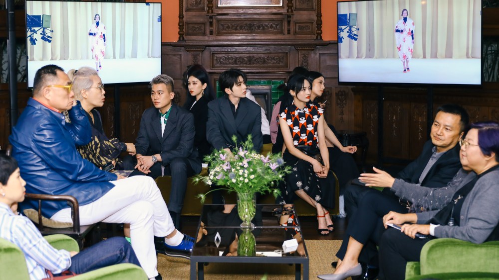Prada hosted a reception for 180 guests to watch the show at Rong Zhai mansion in Shanghai