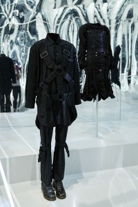 An example of Vivienne Westwood’s and Malcolm McLaren’s anarchistic street style with a spring 2003 ensemble from Junya Watanabe.
