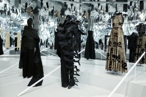 From left, a Christian Dior evening dress from fall 1949, a Viktor & Rolf ensemble from spring 2005 and a Madeleine Vionnet evening dress from 1939.