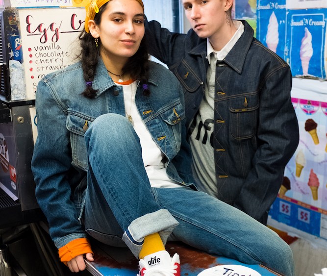Lee and Alife dropped a new fashion capsule collection that puts an '80s B-boy-inspired streetwear twist on White Oak selvedge denim.