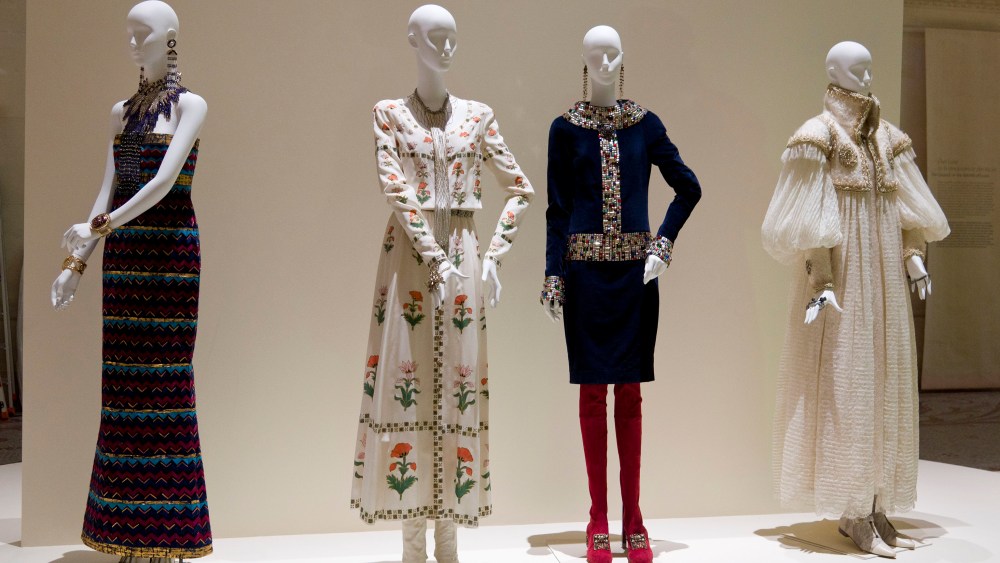 Four looks from Chanel Metiers d’Art collections by Karl Lagerfeld.