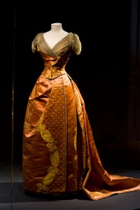 Dress by Charles Frederick Worth, circa 1885.