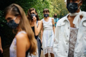 Casting at Koche show in Paris consisted mostly of friends of the brand and local kids. It always is refreshing to photograph beautiful people you have not seen before and who don't know how to professionaly act in front of the lens.