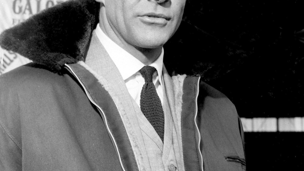 Sean Connery in "Goldfinger", 1965.