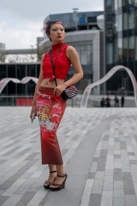 The scene at Shanghai Fashion Week Spring 2021.