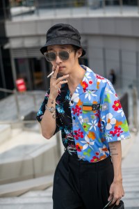 The scene at Shanghai Fashion Week Spring 2021.
