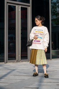 The scene at Shanghai Fashion Week Spring 2021.
