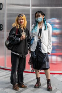 The scene at Shanghai Fashion Week Spring 2021.