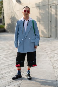 The scene at Shanghai Fashion Week Spring 2021.