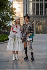 The scene at Shanghai Fashion Week Spring 2021.