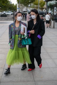 The scene at Shanghai Fashion Week Spring 2021.
