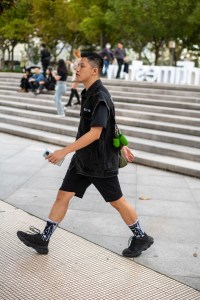 The scene at Shanghai Fashion Week Spring 2021.