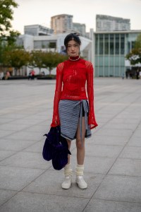 The scene at Shanghai Fashion Week Spring 2021.