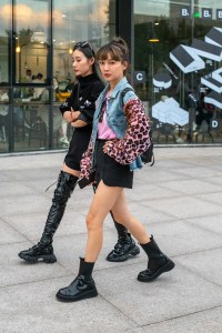 The scene at Shanghai Fashion Week Spring 2021.