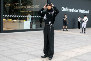 The scene at Shanghai Fashion Week Spring 2021.