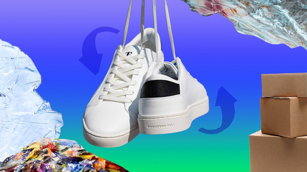 Footwear brands Thousand Fell and Vivobarefoot advance the circular economy by recycling old shoes and turning them back into new product.