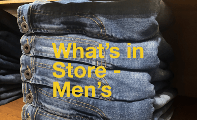 Carved in Blue What's in Store Men's