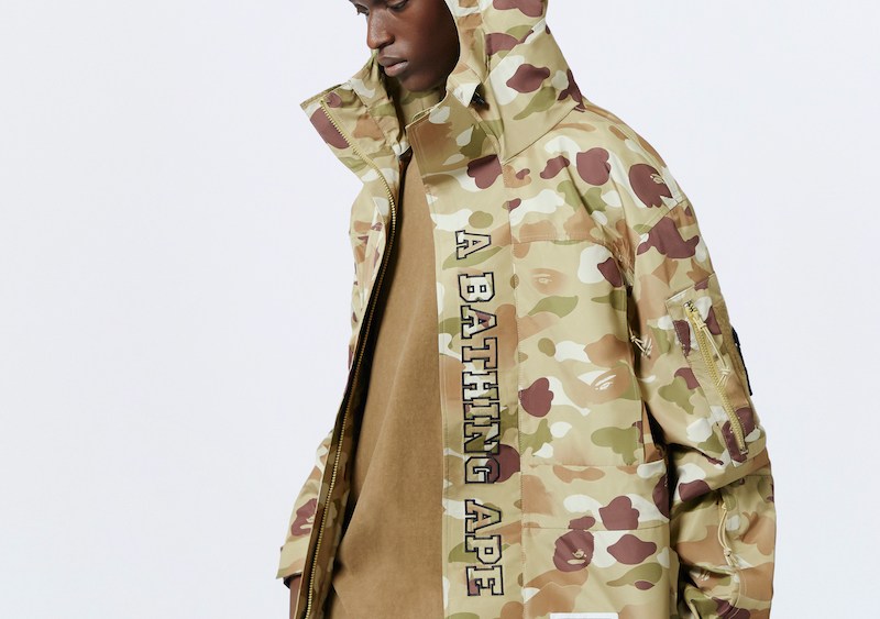 Alpha Industries announced a partnership with Chinese retail concept I.T and will debut with a new Bape streetwear collaboration on Oct. 17.