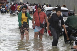 Cambodia garment factories have been hit hard by devastating floods.