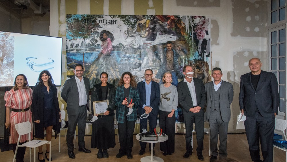 The panel and winners.