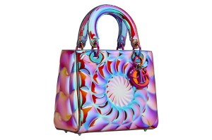 The Lady Dior bag designed by Judy Chicago