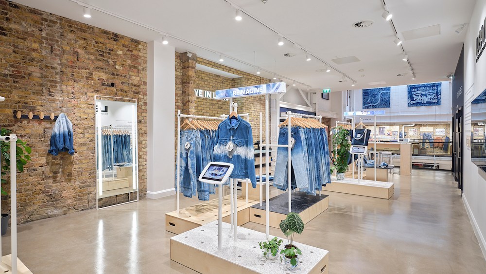 Levi’s Haus London store exemplifies the denim giant’s multi-prong approach to circularity, allowing consumers to shop pre-owned goods.