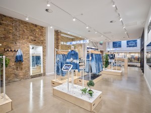 Levi’s Haus London store exemplifies the denim giant’s multi-prong approach to circularity, allowing consumers to shop pre-owned goods.
