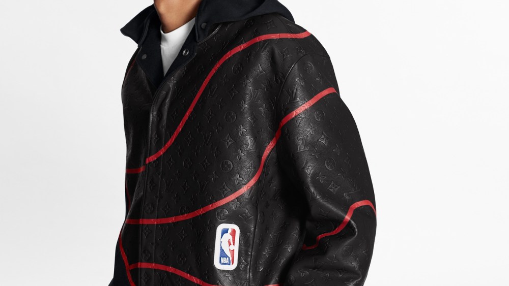 A look from the Louis Vuitton x NBA capsule collection