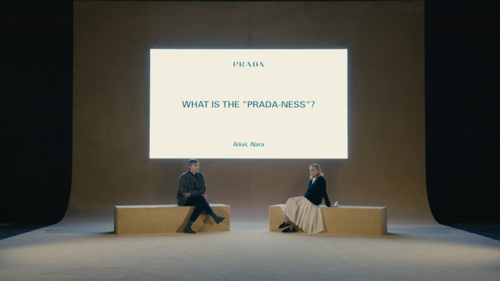 Raf Simons and Miuccia Prada