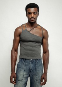 A look from K.NGSLEY's debut collection.