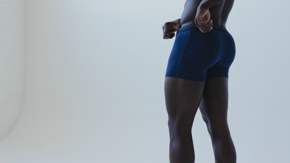 Men's active apparel DTC Rhone debuted a line of essential wardrobe staples Thursday, including ultra-soft underwear, T-shirts and socks.
