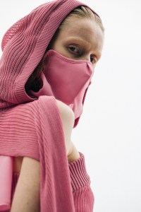 Backstage at Rick Owens' RTW Spring 2021 show.